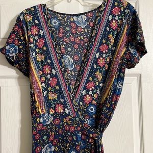 Women’s Maxi Wrap Tie Dress